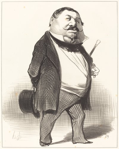 Prens Lucien Murat by Honoré Daumier
