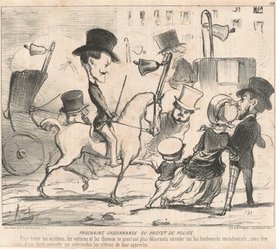 Emniyet müdürünün bir sonraki emri by Honoré Daumier