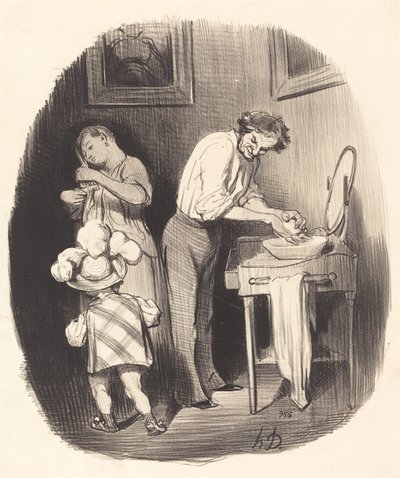 Ne kadar hoş, Dodore... by Honoré Daumier