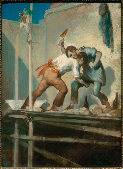 itiş kakış masonlar by Honoré Daumier