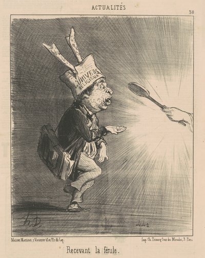 yüksük alma by Honoré Daumier