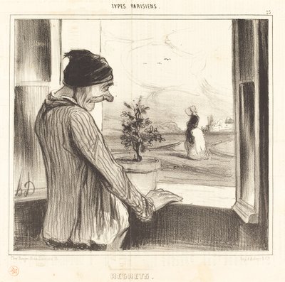 pişmanlıklar by Honoré Daumier