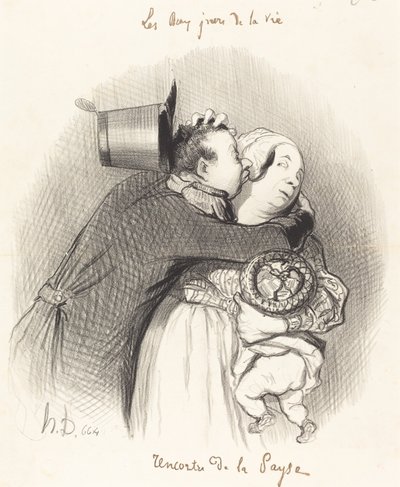 ülke toplantısı by Honoré Daumier