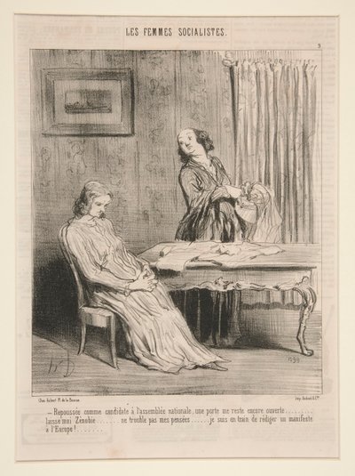 Aday adayı olarak reddedildi by Honoré Daumier