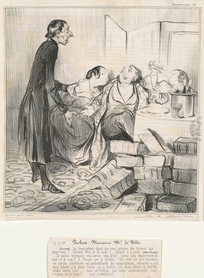 Robert Macaire İncillerden Md by Honoré Daumier