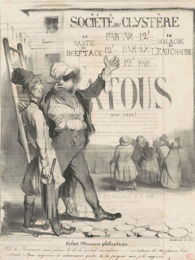 Hayırsever Robert Macaire by Honoré Daumier