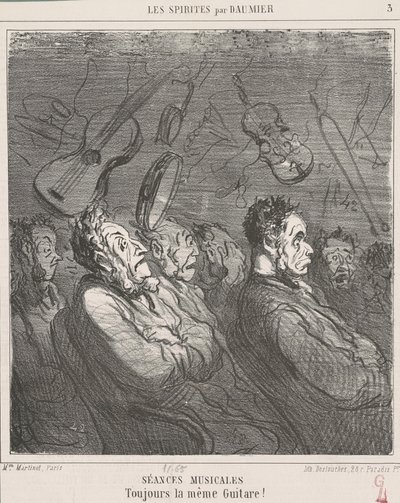 Müzik seansları by Honoré Daumier