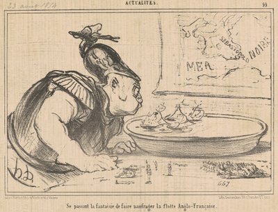 Yıkım fantezisinden geçmek... by Honoré Daumier