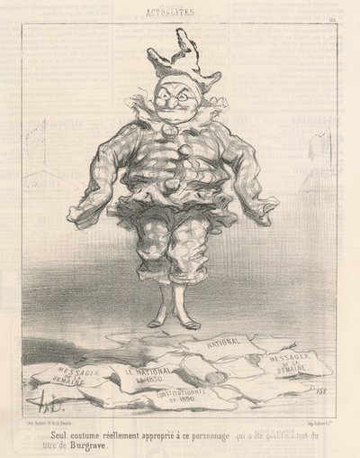 Sadece kostüm ... bu karaktere uygun by Honoré Daumier