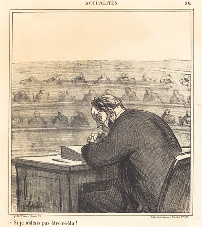 Yeniden seçilmeseydim! by Honoré Daumier