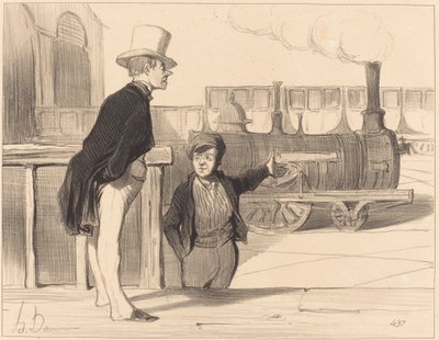 Makinem iyiyse? Bence de... by Honoré Daumier