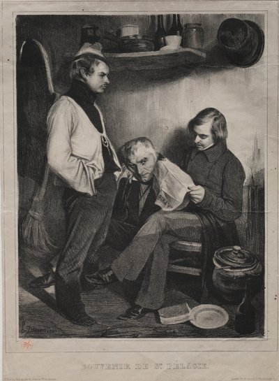 Hatıra Hapishanesi ot Ste. pelaji by Honoré Daumier