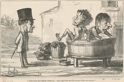 O yüzden bu kadar tiksinme... by Honoré Daumier