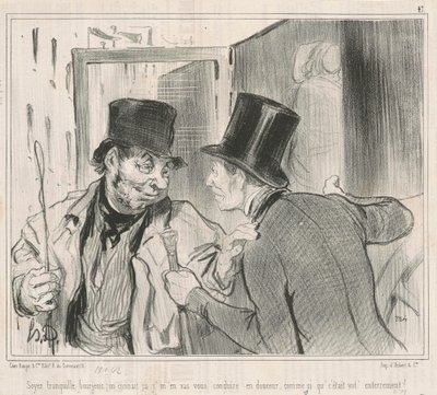 Sakin ol burjuva, biliyoruz by Honoré Daumier