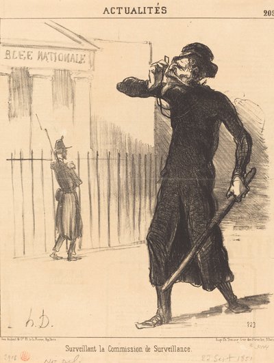 Denetim Kurulu Başkanı by Honoré Daumier
