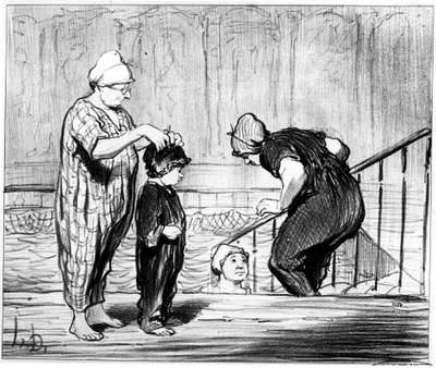 Yüzme havuzu: Honore Daumier