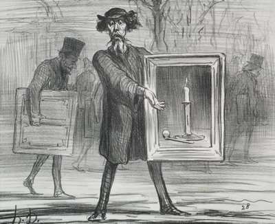 1859 Sergisi (levha 1): Bunu Reddettiler Cahiller! by Honoré Daumier