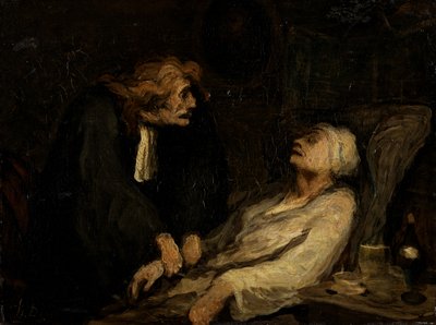 Hipokondriyak (Hayali Geçersiz) by Honoré Daumier