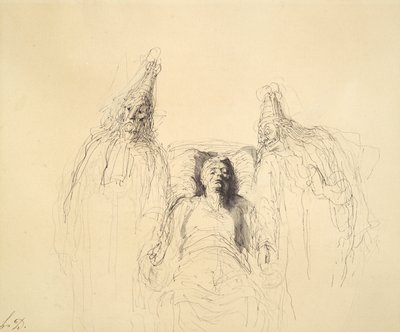 Hayali Geçersiz by Honoré Daumier