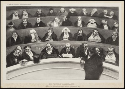 Yasama Karnı, 1834 by Honoré Daumier