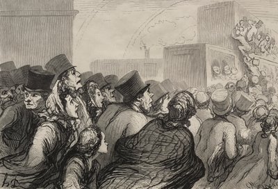 Demiryolu: Pazar Gezisi by Honoré Daumier