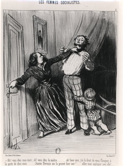 ಸಮಾಜವಾದಿ ಮಹಿಳೆಯರು, 1849 ಟರ್ಕಿ by Honoré Daumier