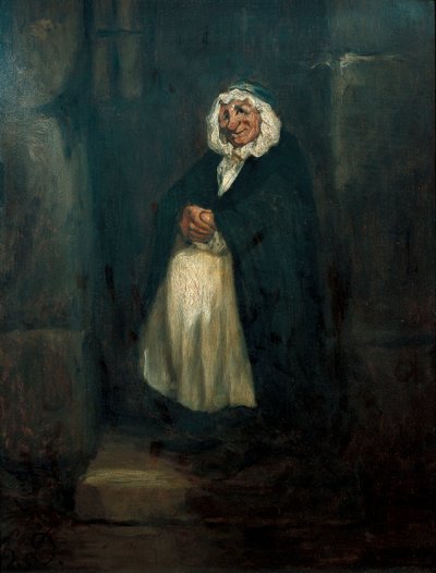 eski kapıcı by Honoré Daumier