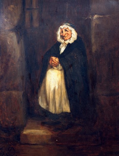 eski kapıcı by Honoré Daumier