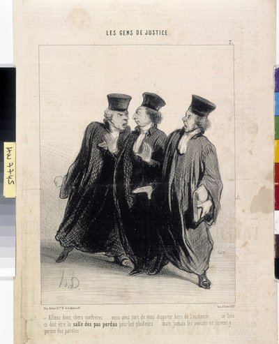 Adaletin insanları. Honore Daumier