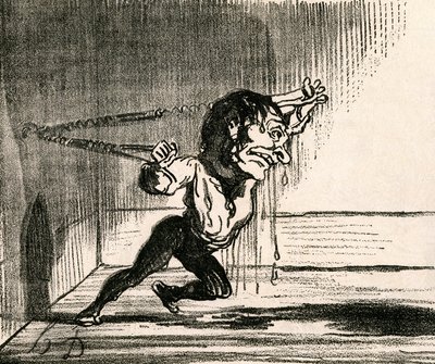 Jimnastik yoluyla insanın yenilenmesi by Honoré Daumier