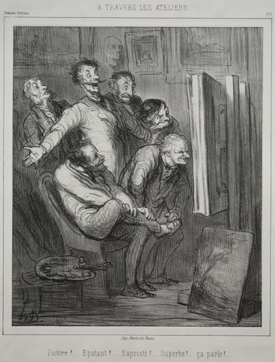 Stüdyolar aracılığıyla by Honoré Daumier