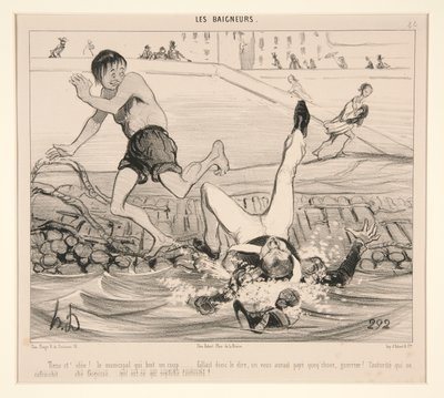 İşte burada by Honoré Daumier