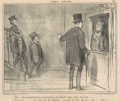 İşte... bana söyledin... by Honoré Daumier