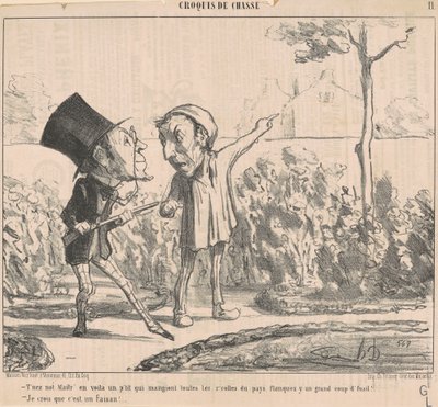 Kusura bakmayın, işte küçük bir tane... by Honoré Daumier