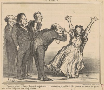 Her zaman pırlantanın harikaları... by Honoré Daumier