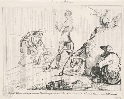 Siyasi tuzaklar by Honoré Daumier