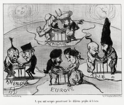 Dönen tablolar (fluidomania): Şu anda dünyanın farklı halkları tarafından işgal edilenler. Illustration d