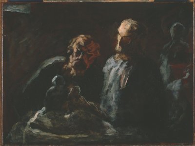 İki Heykeltıraş by Honoré Daumier