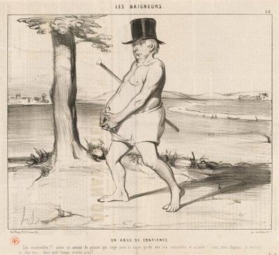 Güven ihlali by Honoré Daumier
