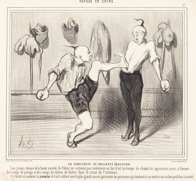 Mükemmel bir eğitimin tamamlayıcısı by Honoré Daumier