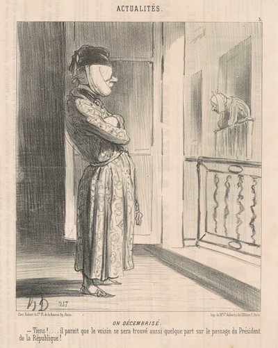 Bir Aralık by Honoré Daumier