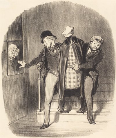Gizli Hareket by Honoré Daumier