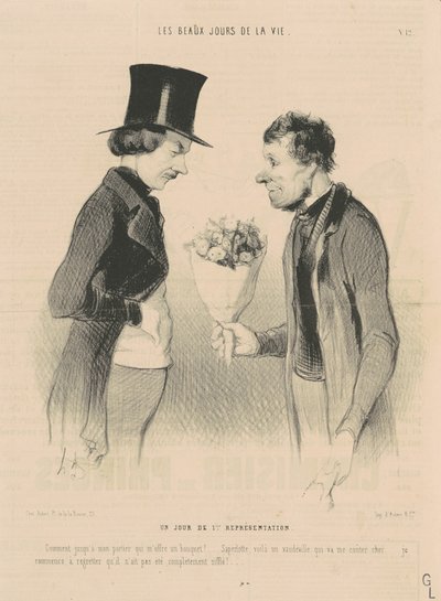 1. Performansın Bir Günü by Honoré Daumier