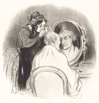 Çok gençleşen bir beyefendi by Honoré Daumier