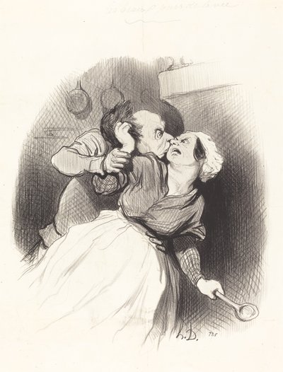 Gençliğe dönüş by Honoré Daumier