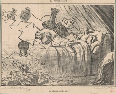 korkunç bir kabus by Honoré Daumier