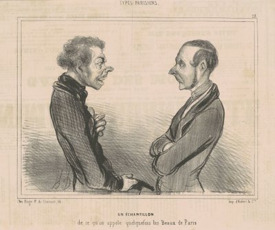 les beaux de paris dediğimiz şeyin bir örneği... by Honoré Daumier
