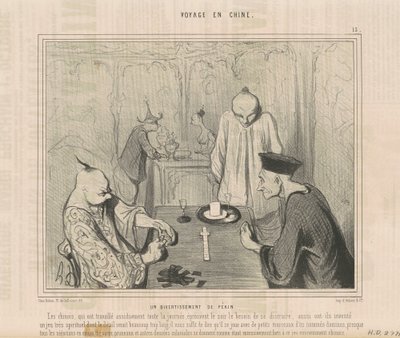 pekin eğlence by Honoré Daumier