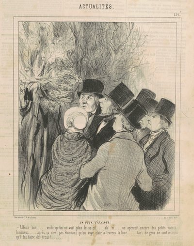 Bir gün tutulmalar by Honoré Daumier