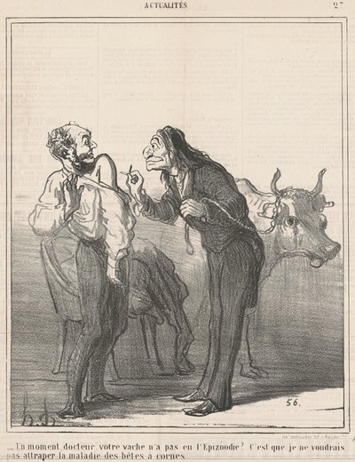 Bekle... ineğinde epizodi yok mu? ... by Honoré Daumier